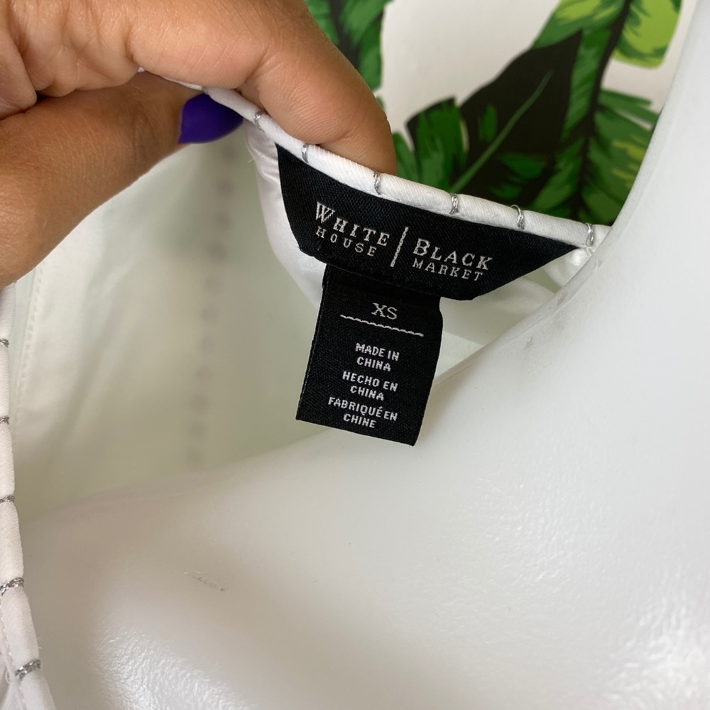 White House Black Market Drop Waist Mini Dress - Picture 3 of 6